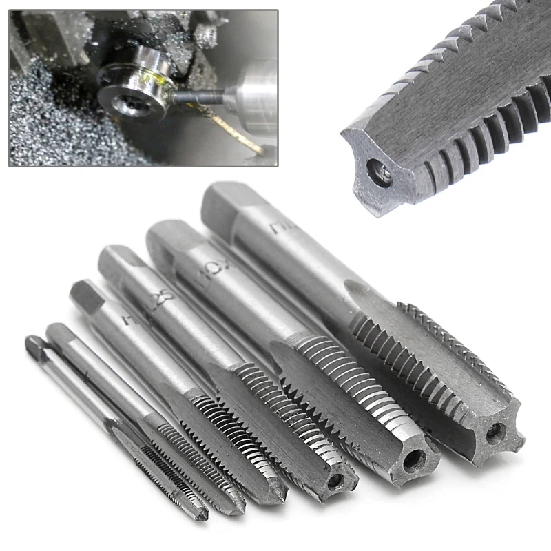 

12 шт. ручные метчики для резьбы, нарезная отвертка, бит M6