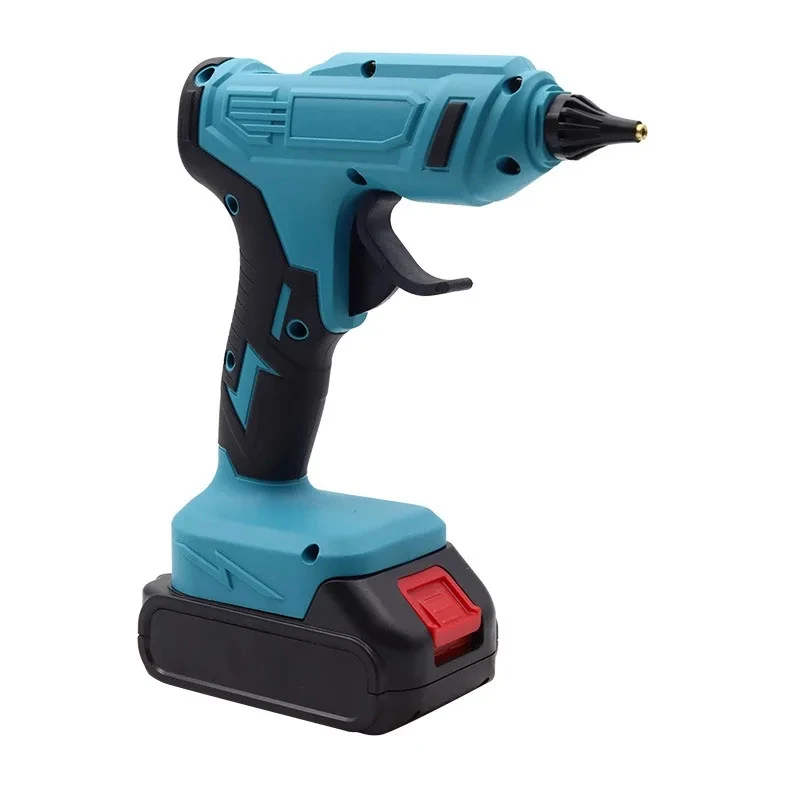 280&deg;C 100W Cordless Hot Melt Glue Gun Rechargeable With 10PCS 11mm Glue Sticks For DIY Repair 18V Battery Tool