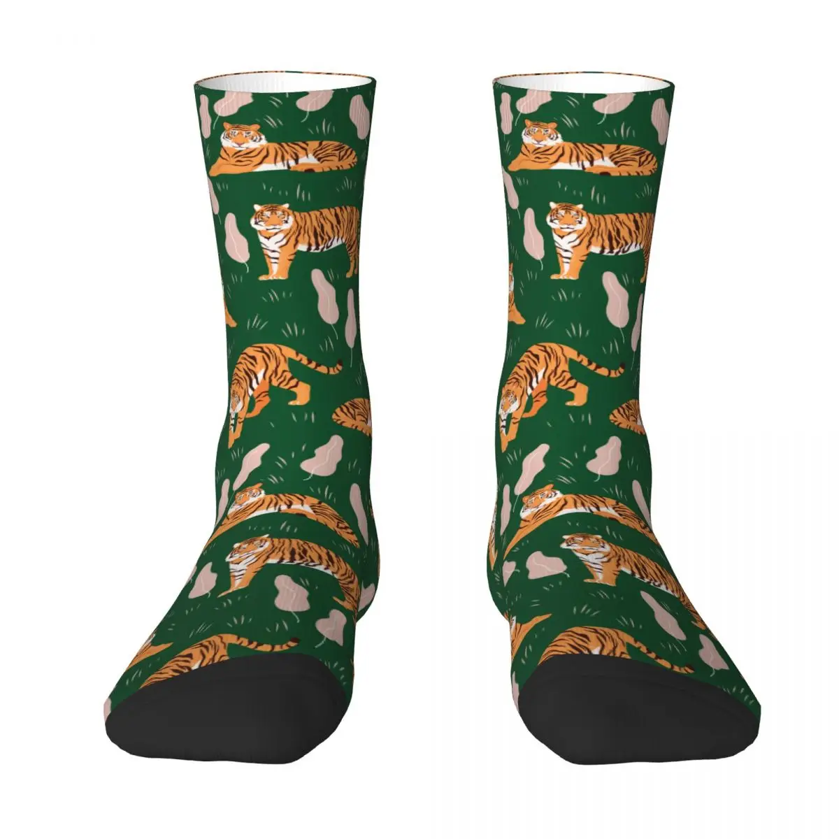 

Tiger Relax Animal Sock Socks Men Women Polyester Stockings Customizable Hip Hop