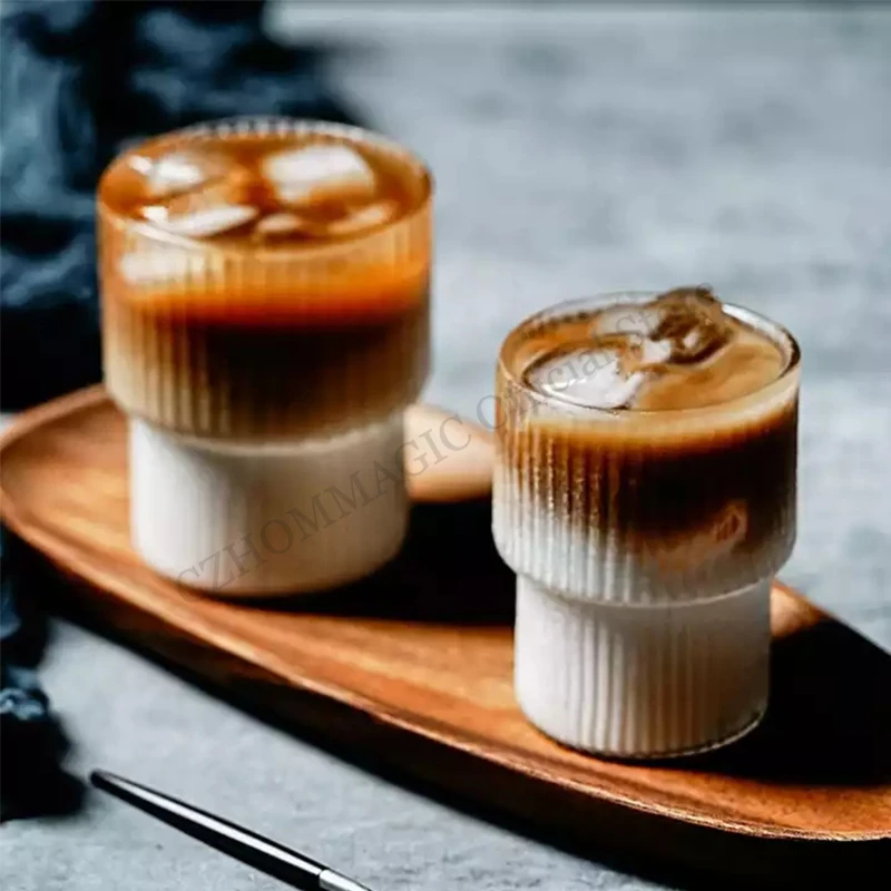 كوب قهوة زجاج بورسليكات فاخر