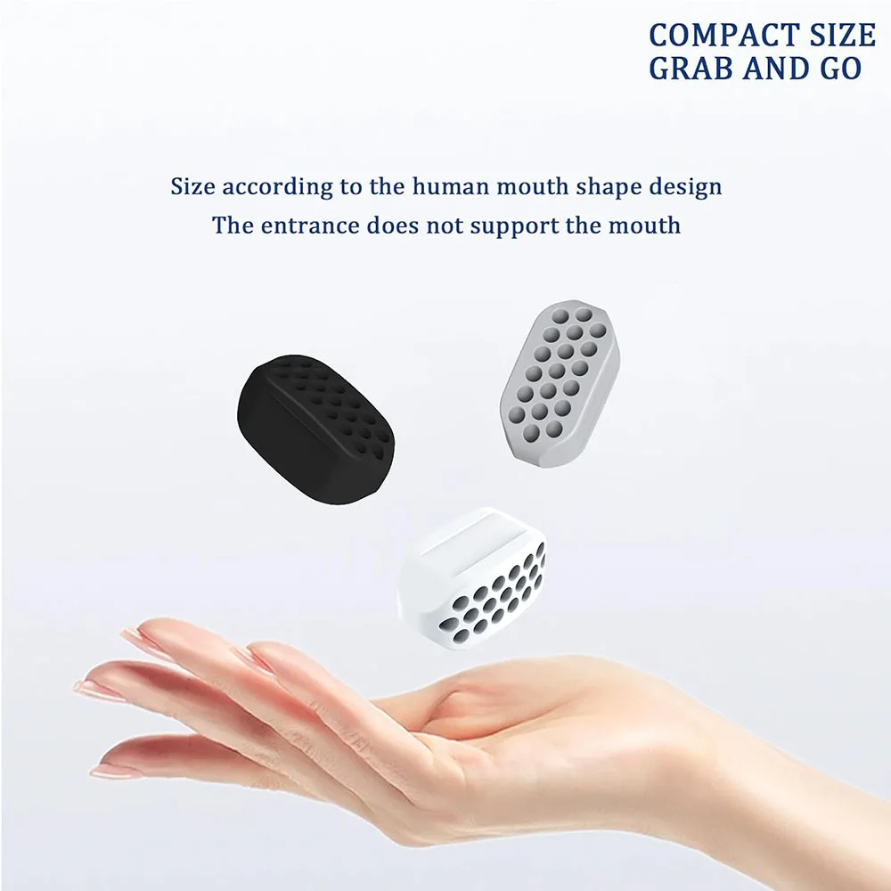 Jaw Exerciser for Men Women Facial Gym Fitness Ball Muscle Training Neck Face Slimming Mouth Jawliner