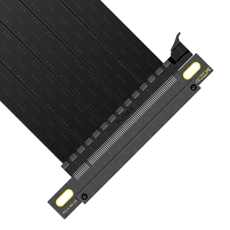 Dual Reverse Pcie4 Riser Cabo X16 Cabo Pci Express Riser Itx a4 Gpu Video Card Extension Cabo Pci-e 185 mm - Imagem 3