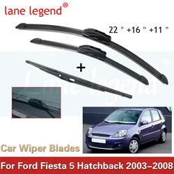 Premium Car Windshield and Rear Window Wiper Blades (Front Rear 3pcs)