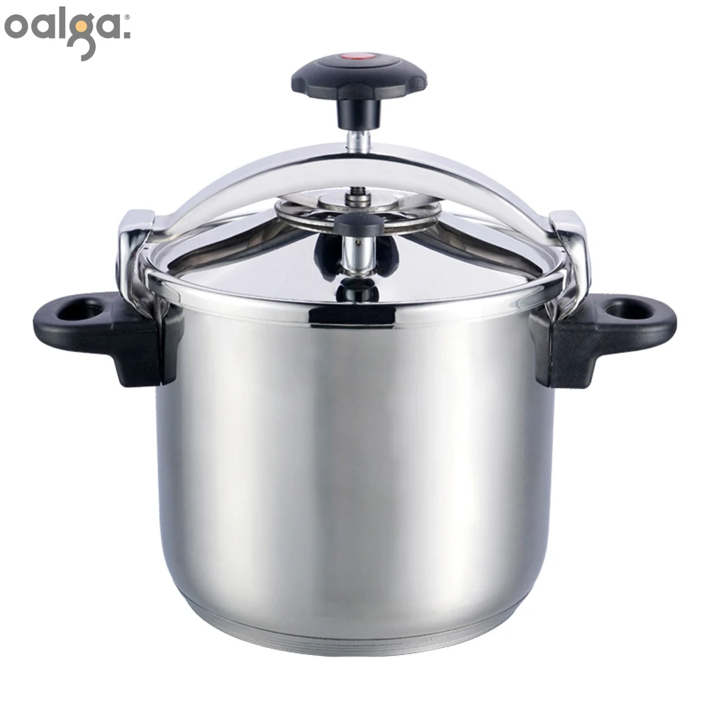 

Commercial 304 Stainless Steel Pressure Cooker Large Capacity Induction Cooker General Restaurant Explosion Proof Pots Cookware