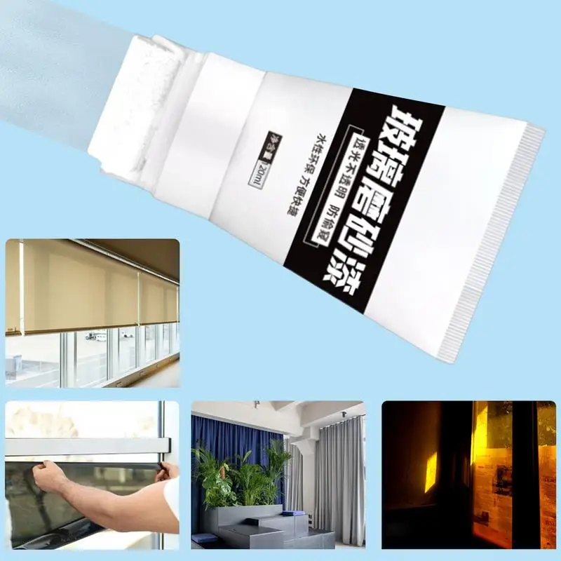 Window Privacy Paint UV Resistant Glass Frosting Kit 120ml Waterproof Frosting Glass Varnishes Privacy Protection Paint For