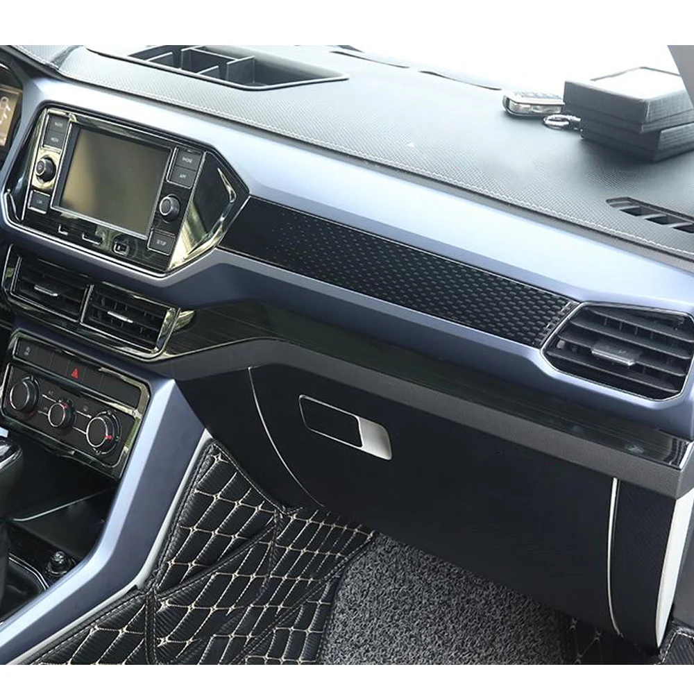 Car Glove Interval Box Storage Co-pilot Glove Box Interval For VW  Volkswagen T-ROC 2018 2019 Accessories Co-pilot storage box