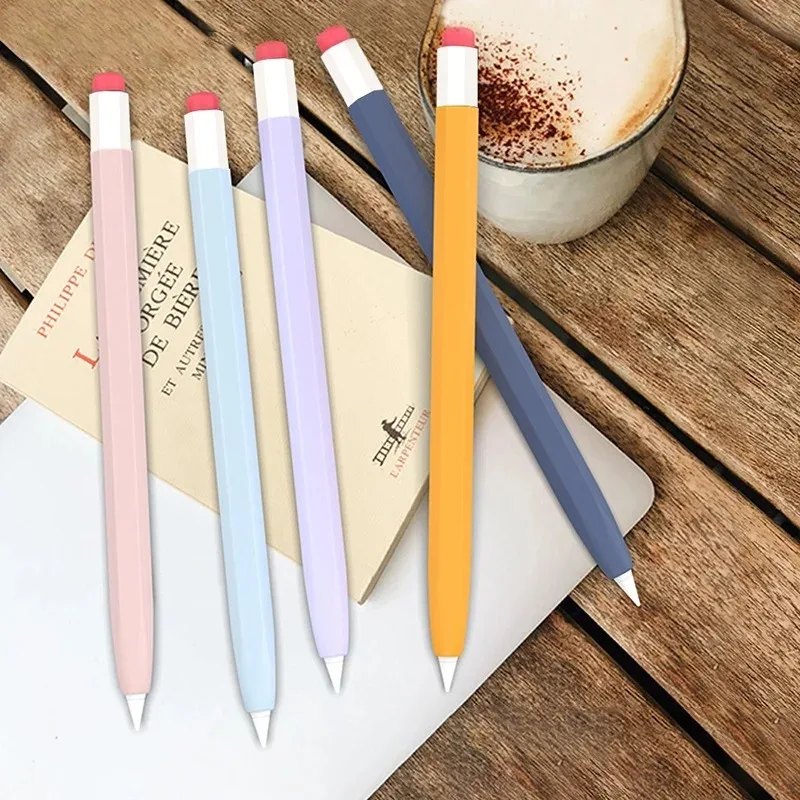 Soft Silicone For Apple Pencil 1st 2nd Generation Case Soft Transparent Protective Cover For Apple Pencil 1st 2nd Generation