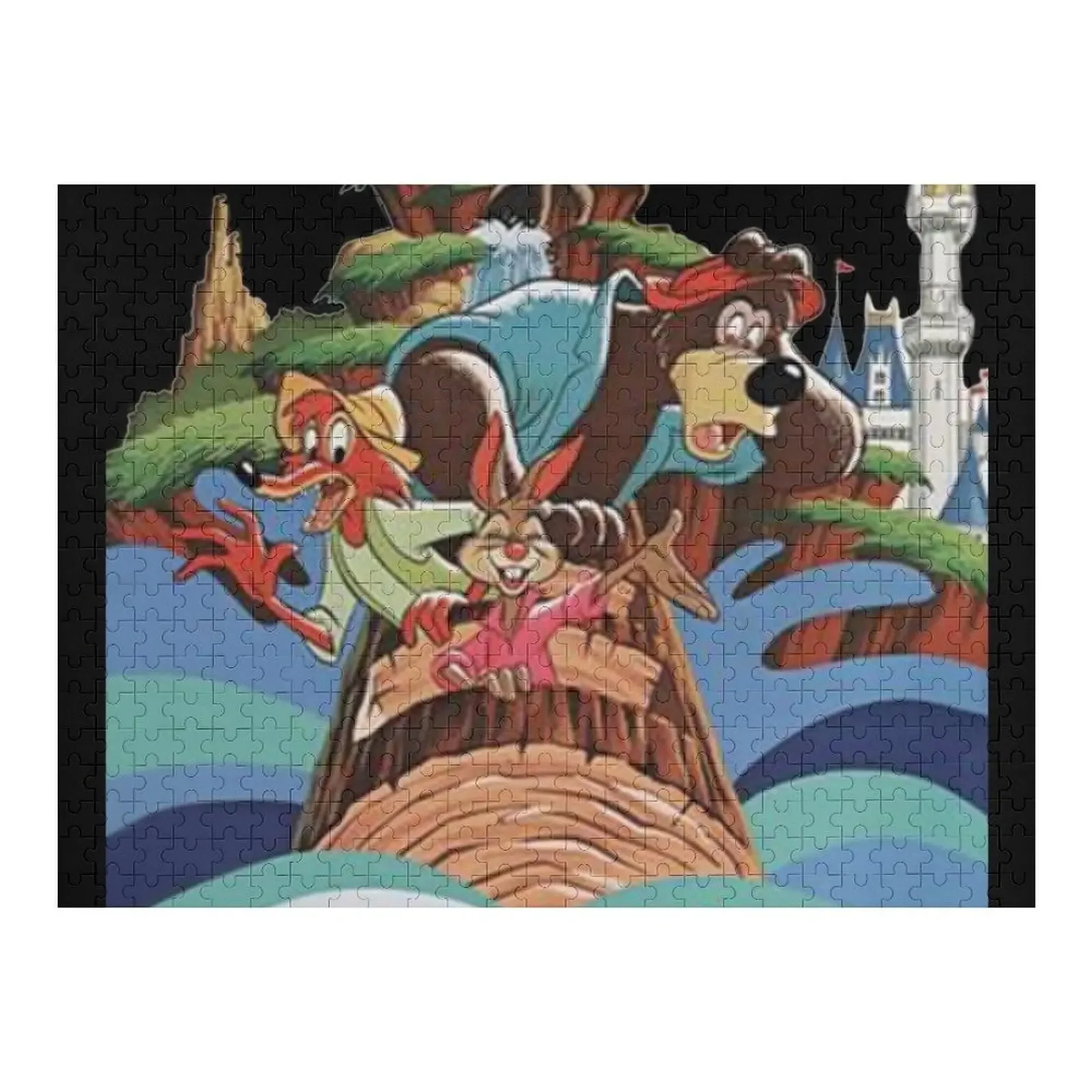 

Splash Mountain Jigsaw Puzzle Scale Motors Personalized Photo Gift Wooden Boxes Jigsaw Pieces Adults Puzzle
