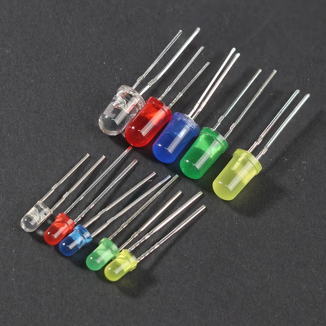 World-trading-net - 50 LED 5mm Rosso Trasparente Tipo WTN-5-12000r - Foto 10