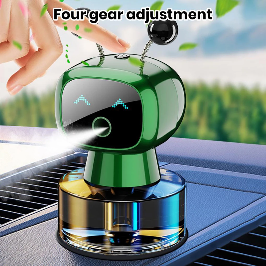 Car Air Freshener Smart Rechargeable Car Aroma Diffuser 4 Levels of ...