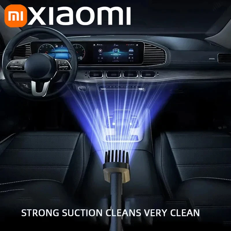 Wireless Vacuum Cleaner Vacuum Cleaner Portable Vacuum Cleaner Handheld Vacuum Cleaner Xiaomi Car Vacuum Cleaner 120W High Power USB Charge Handheld Cordless Strong Suction Car Home 69980000pa