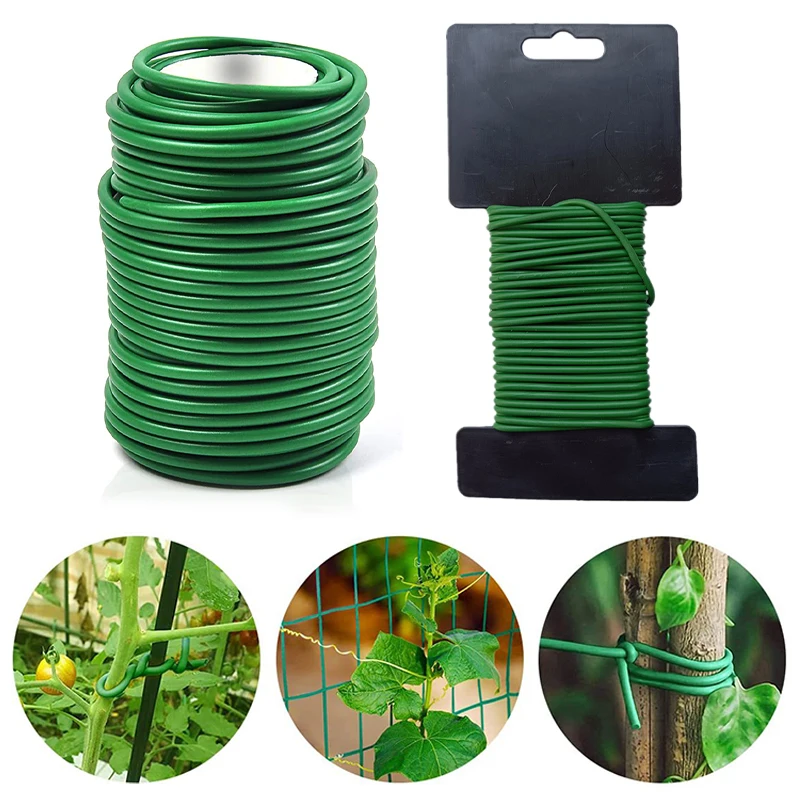 Reusable Garden Plant Twist Tie Twisting Garden Branch Strap Bendable Wire Heavy Duty Soft Wire Tie Gardening Decoration