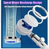 High Pressure 360 Degrees Rotation Shower Head Turbo Fan Water Saving Spray Adjustable Showerhead Filters Bathroom Accessories 3
