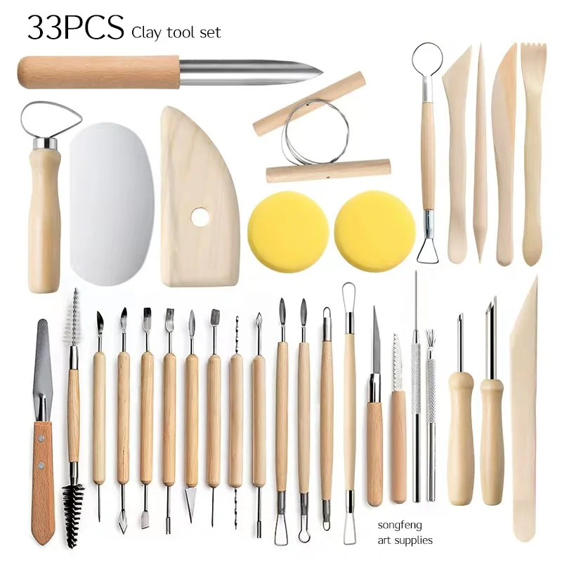 Clay Tools Set Sculpting Kit Sculpt Smoothing Wax Carving Pottery