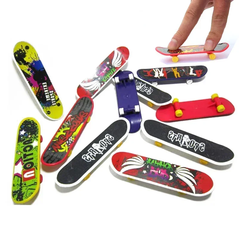 Creative Printing Professional plastic FingerBoard Skateboard Mini Finger Boards Skate Truck Finger Skateboard For Kid Toys