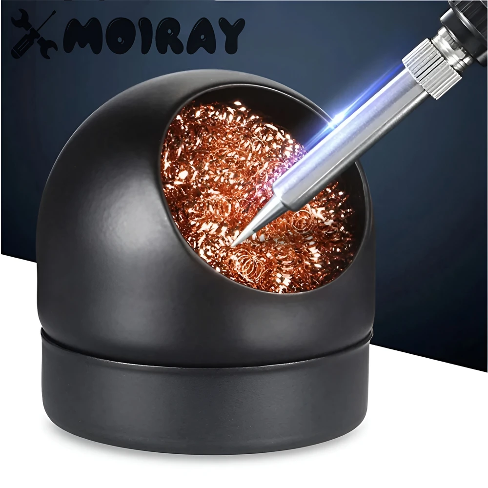 

Soldering Iron Cleaning Ball Stand Holder Welding Desoldering Soldering Solder Iron Tip Copper Wire Cleaner Cleaning Steel Ball