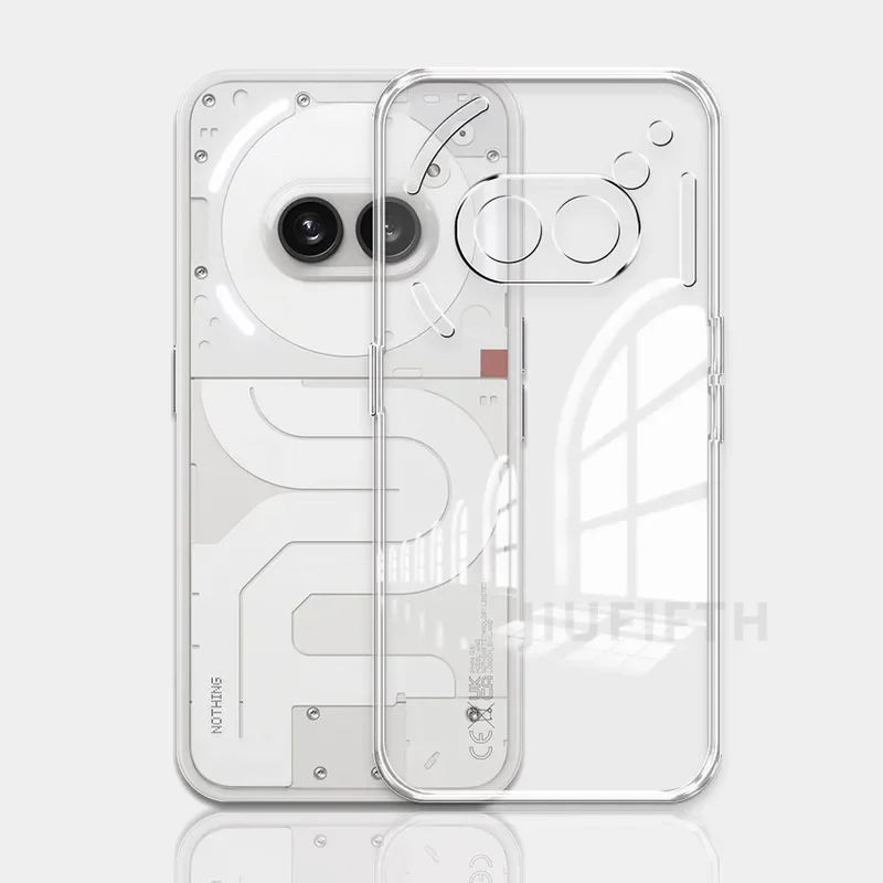 Clear Shockproof Silicone Phone Case - Fashionable Protective Back Cover