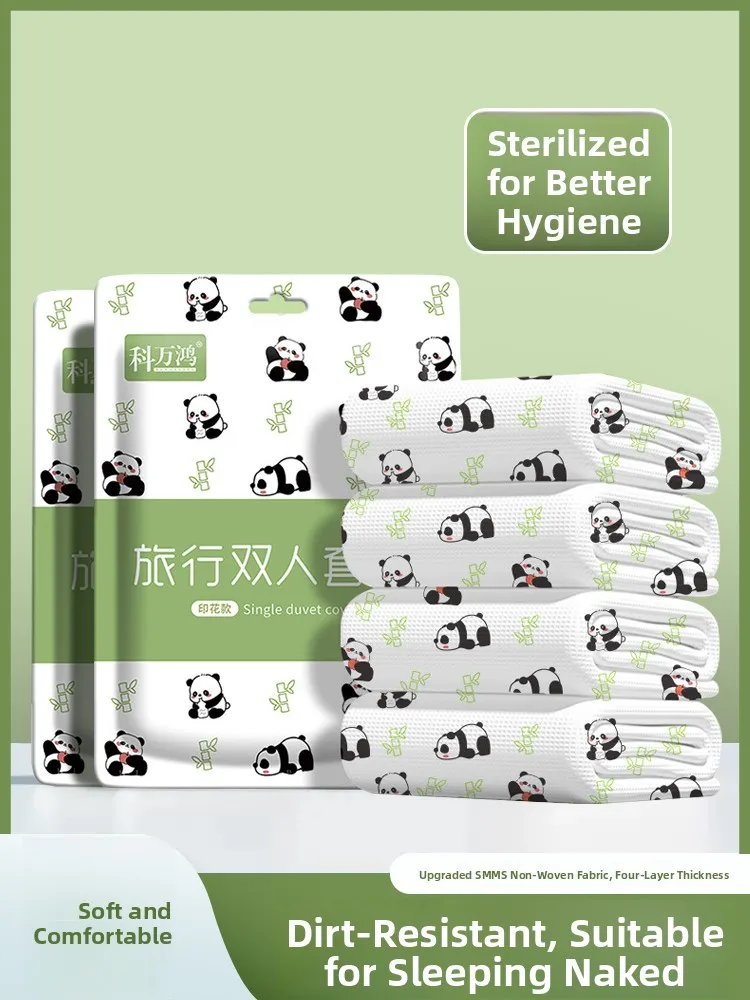 Thiened Travel S Bag Single Double Person Dirt Resistant Hotel Disposable Bed eet Cover Pillow Case Quilt Set Four...