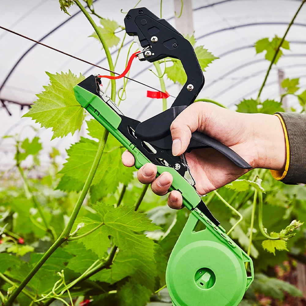 Portable Garden Plant Branch Binding Machine Plants Branches Hand Tying Tool Home Plants Tape Tool Tying Machine