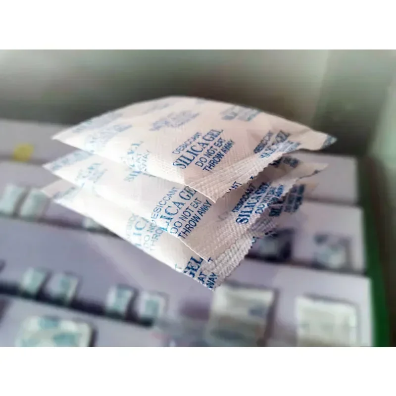 1Pc 50g Gram Silica Gel Packets For Food Packaging Flower Drying Non-Toxic FDA Silicone Desiccant Moisture Absorber Kitchen