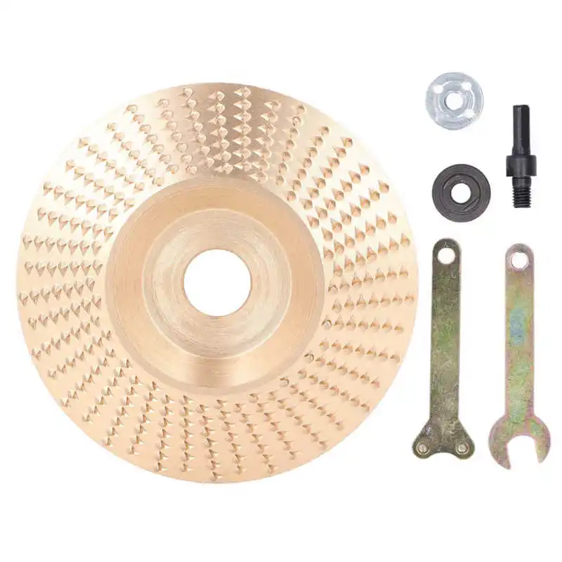 Grinding Wheel Shaping Disc 16mm Hole Dia Tungsten Carbide Wood Carving Disk for Woodworking for Angle Grinder best brush for chalk paint Paint Tools