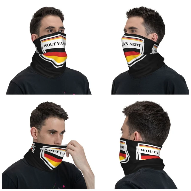 Wout Van Aert Belgium Flag Mask Scarf Merch Neck Gaiter Bandana