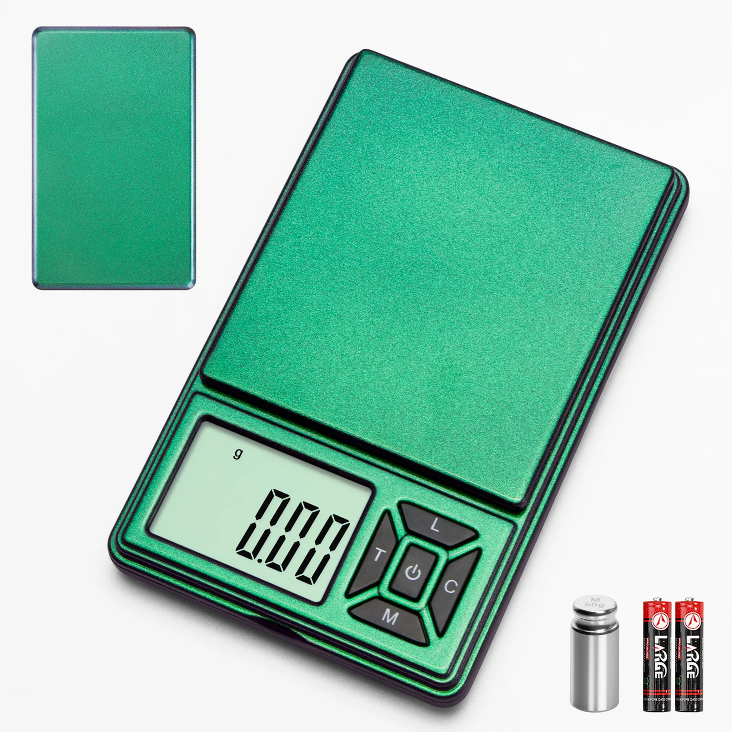 Digital Pocket Gram Scale 300g x 0.01g Accuracy， Small Mini High Precision Scale Digital Weight Grams and Oz for Jewelry