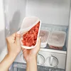 3149 Refrigerator Food Storage Containers Sealed Box Kitchen Freezer Seal Bin Vegetable Fruit Meat Fresh Box Food Organizer 2