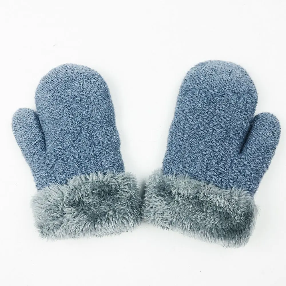 

Модные плотные теплые ранние перчатки для мальчиков и девочек, простые детские перчатки, варежки