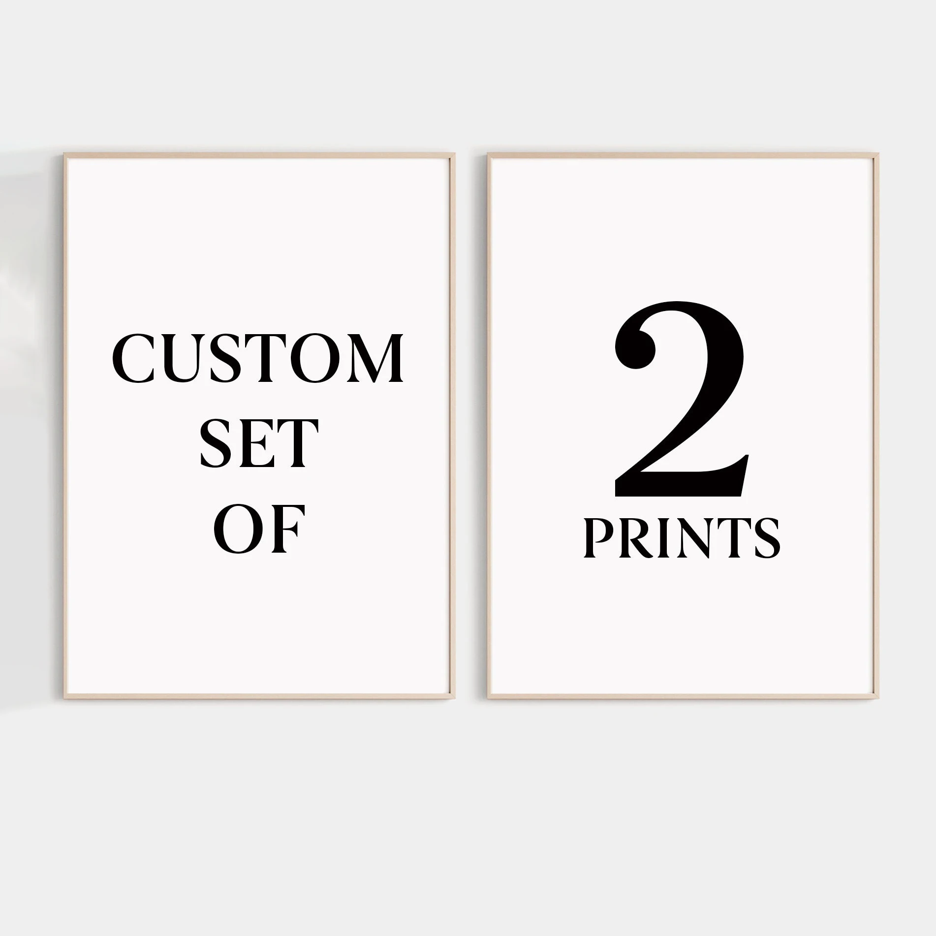 2pcs canvas