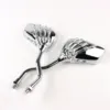 Motorcycle Side Mirrors Skull Hand Claw Chrome Handlebar Mirror  Hand Motorcycle Rear View Mirrors for Competitive Cyclists 3