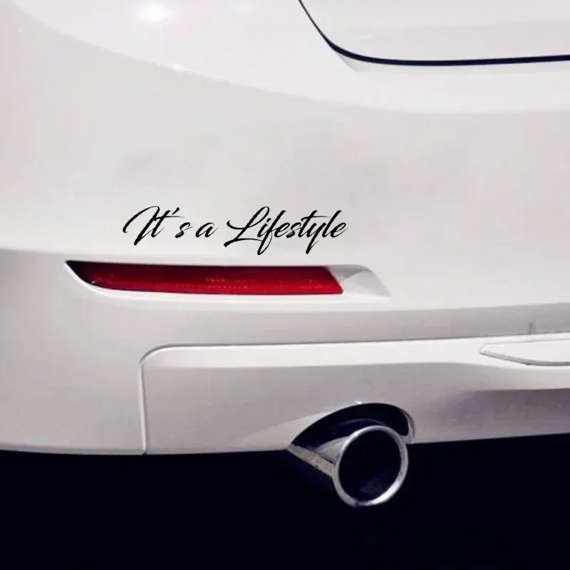

Interesting It's A Lifestyle Vinyl Windshield Car Sticker Decal Black Silver Decor 17.9cm*4cm