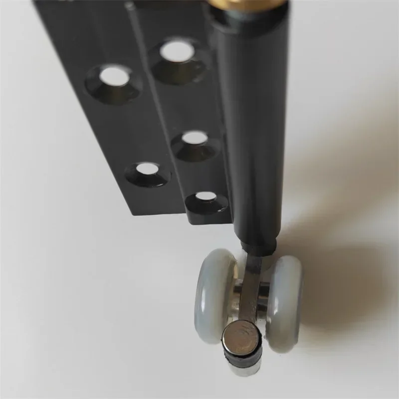 Description Picture 5 of item2pcs Old style bathroom kitchen small folding door crane pulley sliding glass track