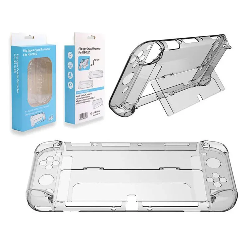 Custodia Protettiva In Silicone Trasparente Compatibile Per Nintendo Switch Custodia Rigida Trasparente Oled Per Accessori Per Console Oled Switch