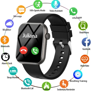 2025 New Sports Smart Watch Men Full Touch Screen Heart Rate Bluetooth Call 1.9 inch AI Voice IP68 Waterproof Smartwatch Women 1