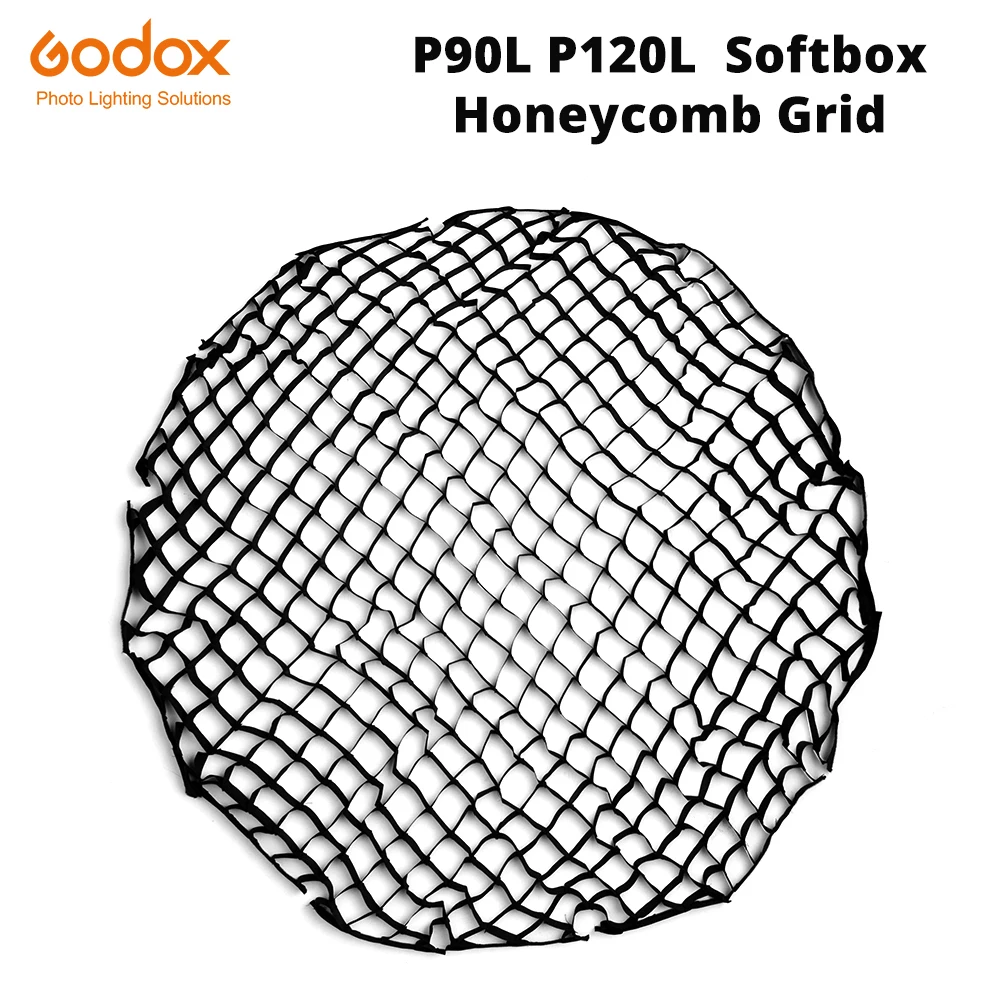90cm 120cm Deep Parabolic Softbox Honeycomb Grid for Godox QR-P70/QR-P90/QR-P120 P90L P90H P120L P120H