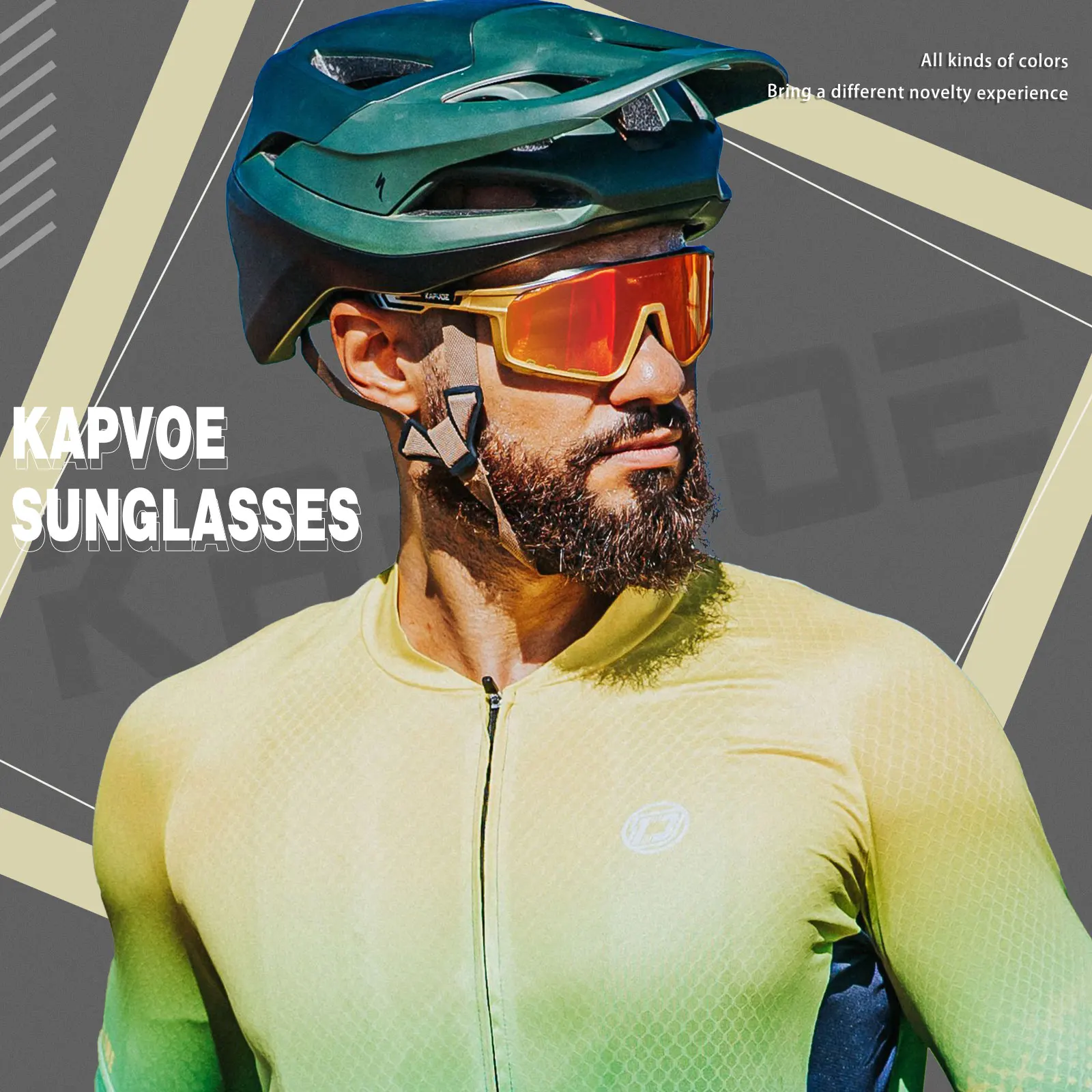 Surlunettes De Soleil Femme Kapvoe 2021 Cyclisme Lunettes De