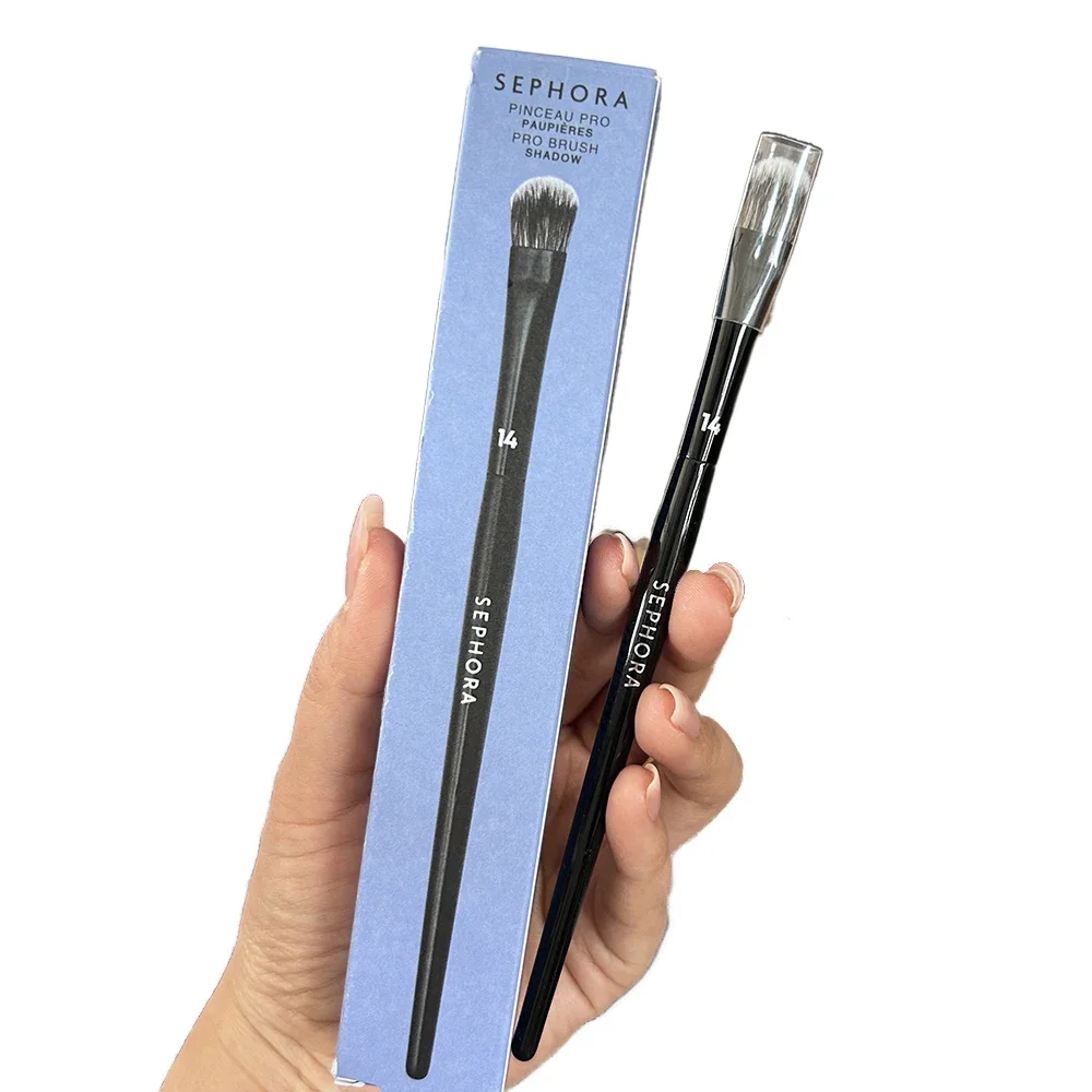 Professional Makeup Brushes Black Face Powder Blush Contour Eye Shadow Crease Blending Cosmetic Tools with box - 5