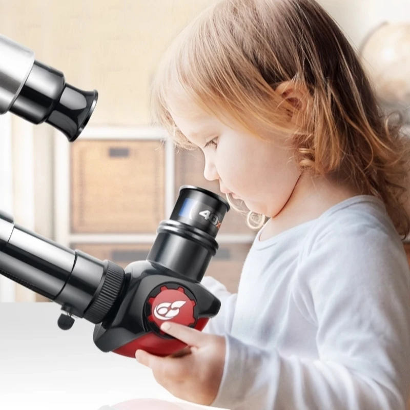 

HD Professional Astronomical Telescope Dual-Use Science Experiment Monocular Stargazing Binoculars Teaching Aids for Students