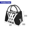 Fashion Golf Brand Insulated Lunch Bag Food Container Portable Thermal Cooler Bento Box for Travel 2