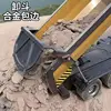 1/14 2.4GHz RC Dump Truck Huina Engineering Vehicle 10 CH Alloy Engineering Vehicle Led Light Tipper Truck Tractor Truck Toy 6