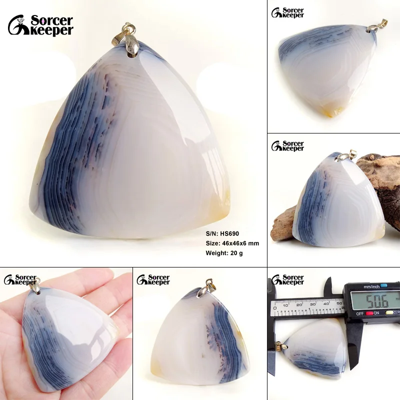 Real Female Natural Bijoux Femme Choker Collane Pendenti Fatti A Mano Dendritic Moss Agate Stone Beads Per La Creazione Di Gioielli Cs815