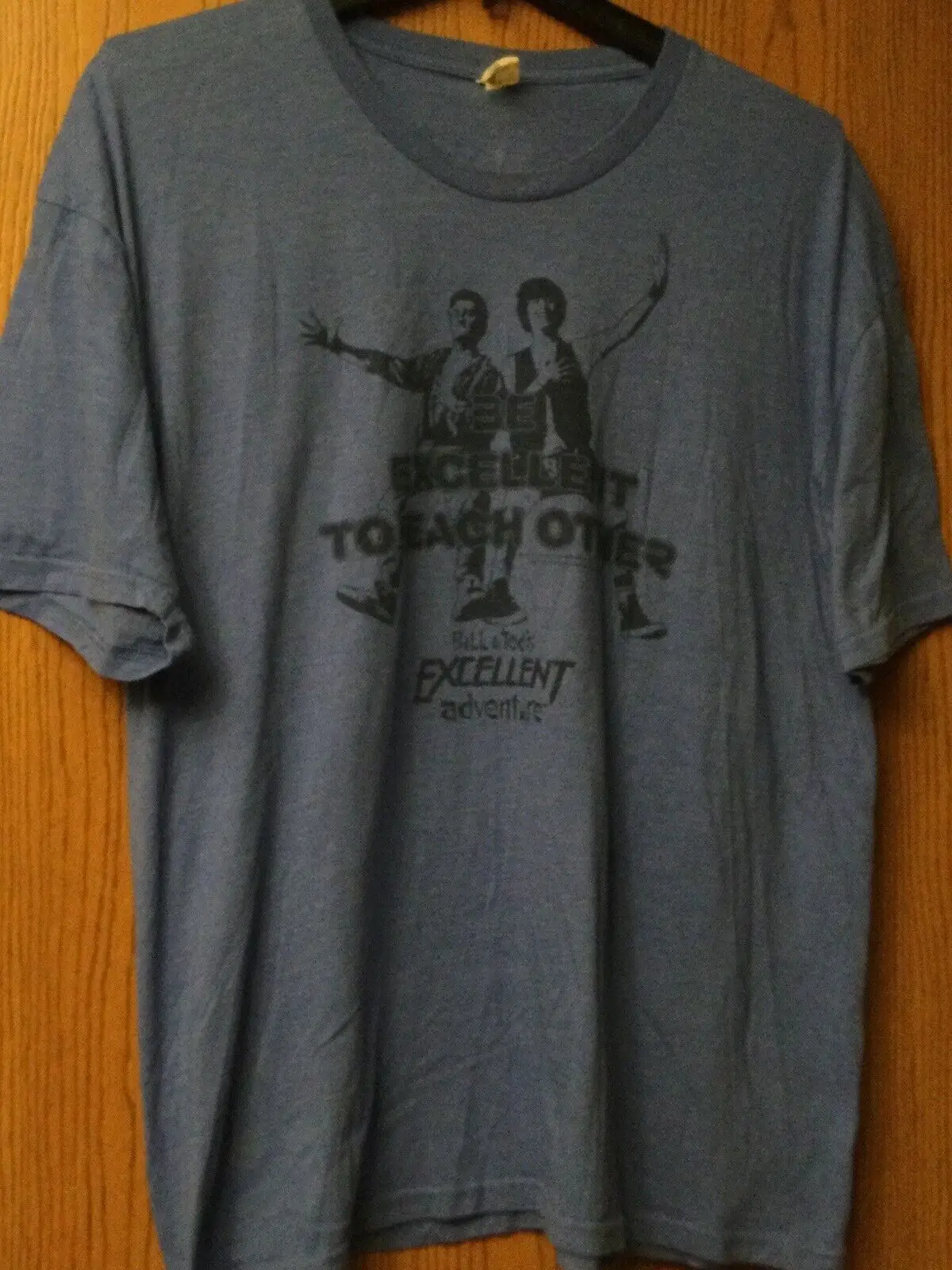 Отличное приключение Билла и Теда-голубая рубашка 2015-3XL-Lootcrate