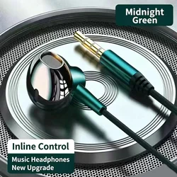 Enhanced Stereo In - Ear Headphones with Microphone and 7.1 Surround Sound (3.5mm)