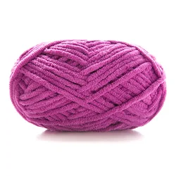 Luxurious Soft Chenille Velvet Yarn for Handmade DIY Projects - 50g (1pc 20)