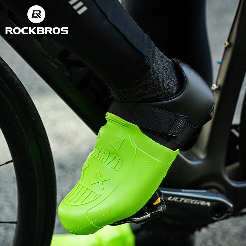 ROCKBROS Shoe Cover Silicone Cycling Overshoes Waterproof Bicycle Foot