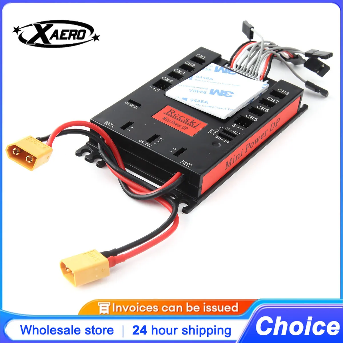Mini carte de distribution d'énergie DP PDB 5V/12V BEC pour drone RC FPV