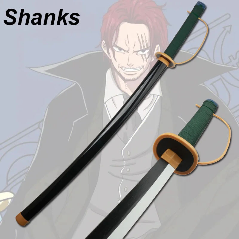 

104cm / 41in Roronoa Zoro Katana Shanks Sowrd Anime Cosplay Kozuki Toki Shirauo Weapons Toy Stage Props