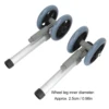 1 pair Walker Wheels Walker Wheels Adjustable Height Replacement Walker Feet Caster with Brake Wheel for Seniors Disabled People 3