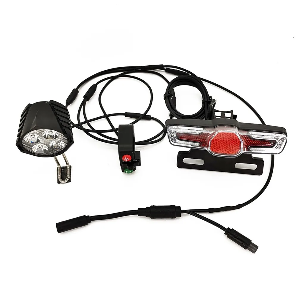 

New High Quality E-bike Headlight Tail Rear Lights Waterproof Line BBS01 Durable Turn Signals Waterproof Cable BBSHD Brake Lamp